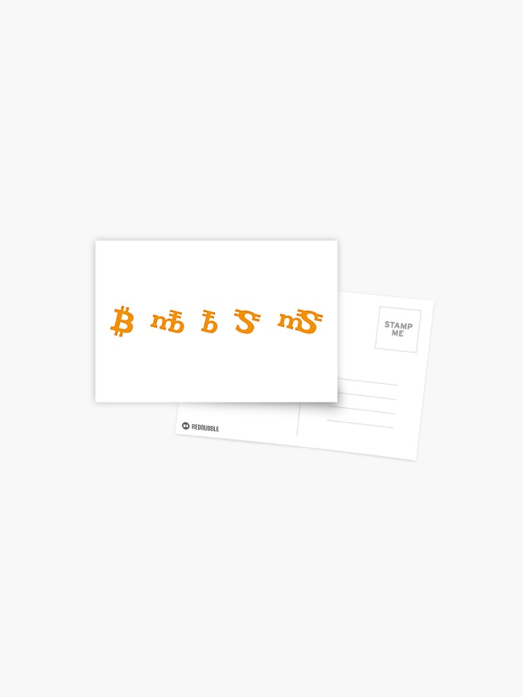 BTC Signs Postkarte