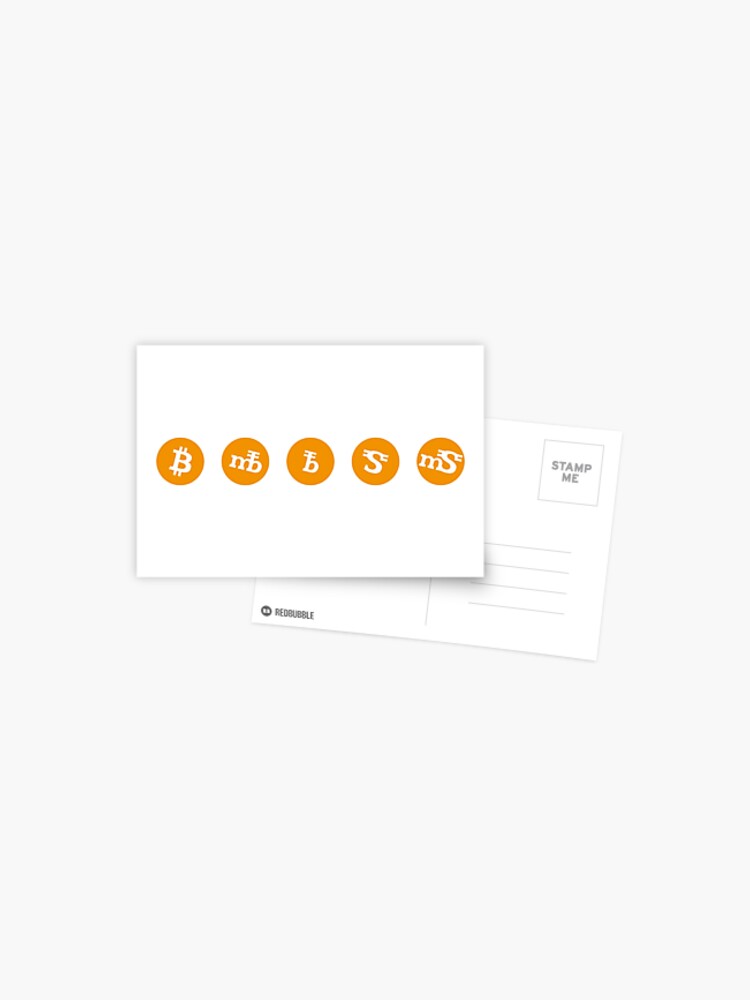 BTC Signs Postkarte